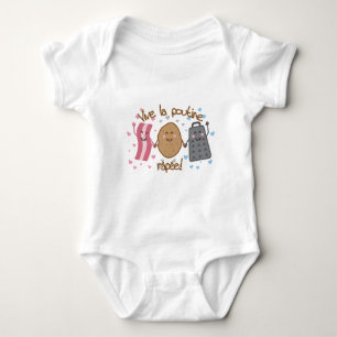 Vive la poutine râpée!! baby bodysuit