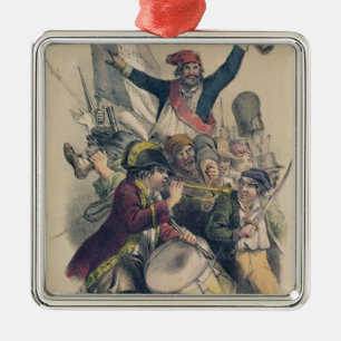 Vive la Republique, 1848 Metal Tree Decoration