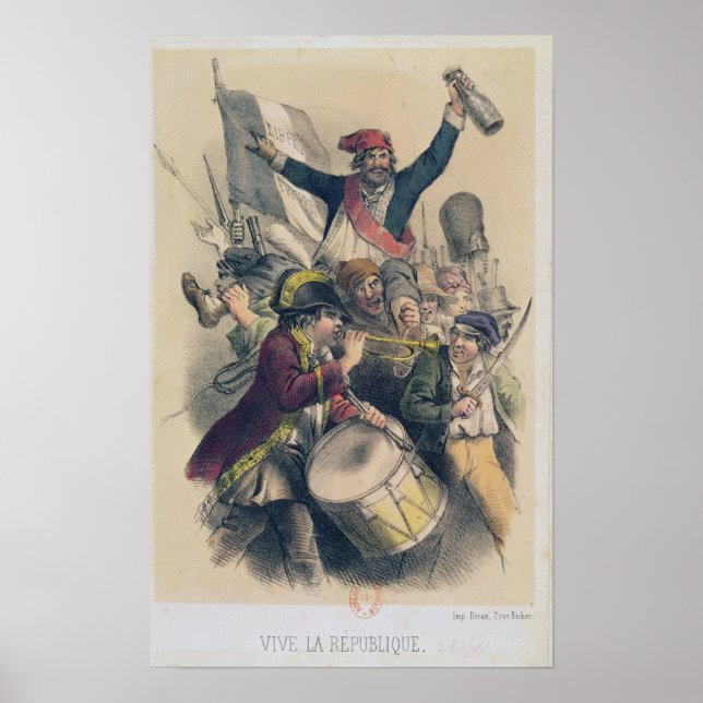 Vive la Republique, 1848 Poster (Front)