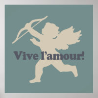 Vive L'amour Cupid poster