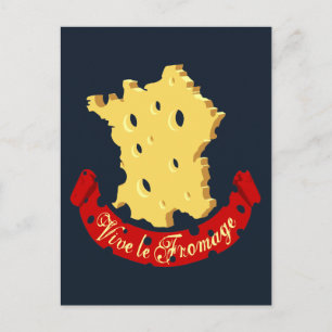 Vive le Fromage Postcard
