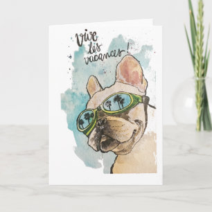 Vive les vacances card
