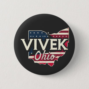 Vivek Ohio 2026 Governor Republican American 6 Cm Round Badge