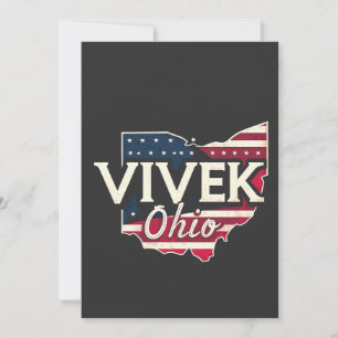 Vivek Ohio 2026 Governor Republican American Invitation