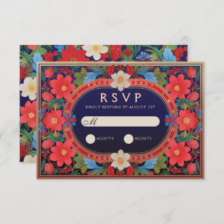 VIVIAN I : Wedding RSVP Card