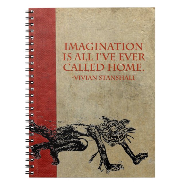 Vivian Imagination Sketchbook Spiral Notebook (Front)