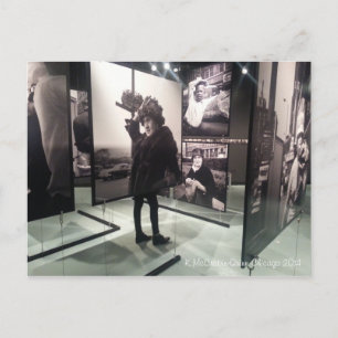 Vivian Maier Exhibit photo by K. McCrobie-Quinn Postcard
