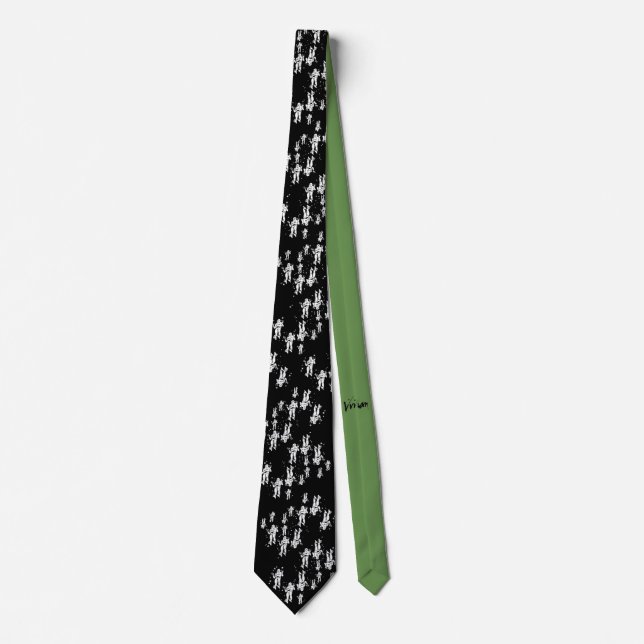 Vivian Stanshall Signature OUT OF BODY MEN Necktie (Front)