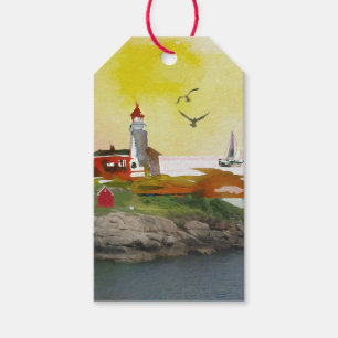 Vivian's Shop - The lighthouse scenic gift tags