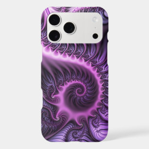 Vivid Abstract Cool Pink Purple Fractal Art Spiral