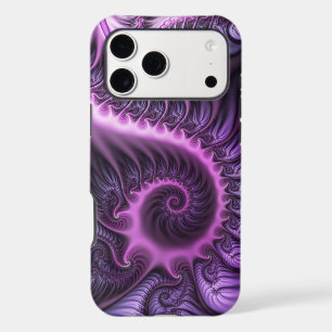 Vivid Abstract Cool Pink Purple Fractal Art Spiral