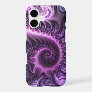 Vivid Abstract Cool Pink Purple Fractal Art Spiral