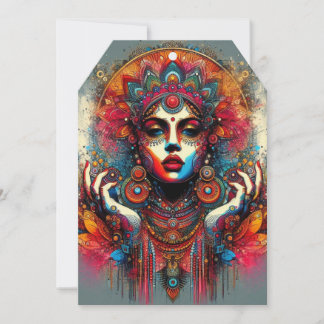 Vivid Aesthetic Portrait  Holiday Card