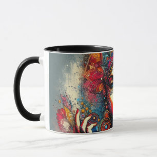 Vivid Aesthetic Portrait  Mug