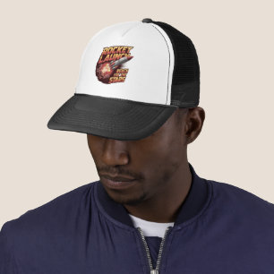 Vivid and Bold Rocket Launch Trucker Hat