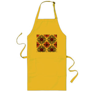 Vivid Aqua "Cosmic Interlock" Essential Cook's Apr Long Apron