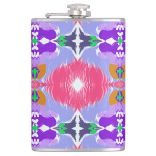 Vivid Aurora Kaleidoscope Electric Hip Flask