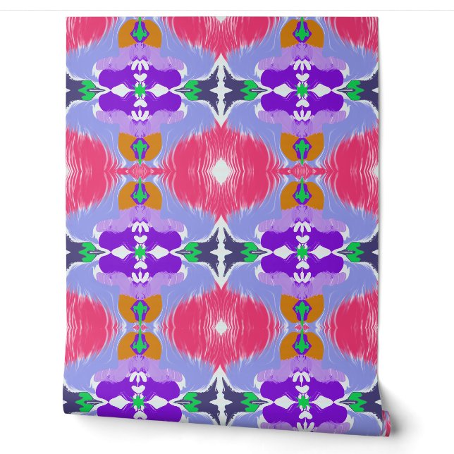 Vivid Aurora Kaleidoscope Electric Wallpaper (Unrolling)