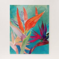 Vivid Birds of Paradise