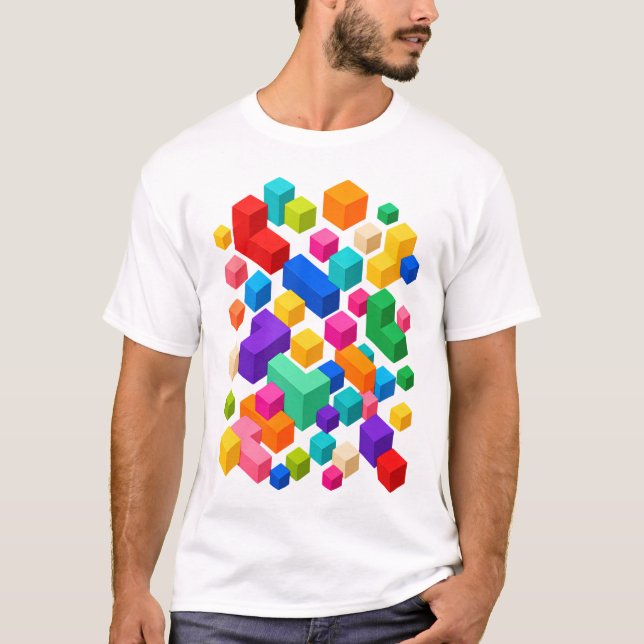 Vivid Blockscape T-Shirt (Front)
