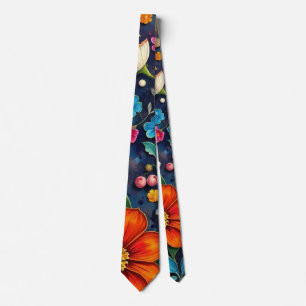 Vivid Bloom Tie