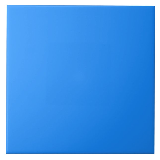 Vivid Blue, Clear Sky | #198CFF Tile (Front)