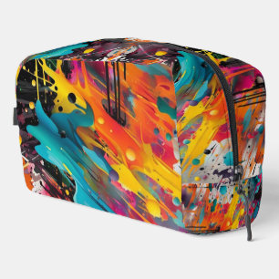 Vivid Chaos Splash Graffiti Dopp Kit