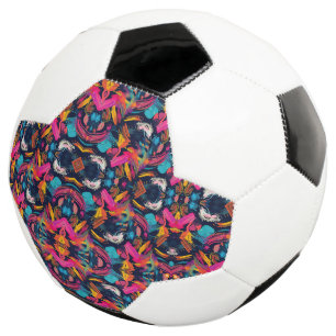 Vivid Chaos Splash Graffiti Soccer Ball