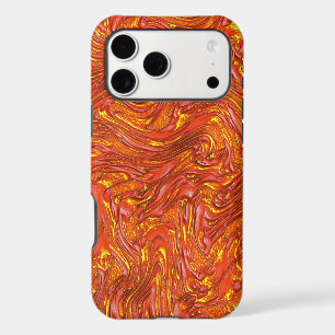 Vivid clear red texture with yellow shades
