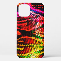 Vivid colorful pattern design made with abstract a
