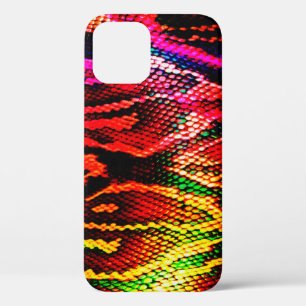Vivid colorful pattern design made with abstract a iPhone 12 case
