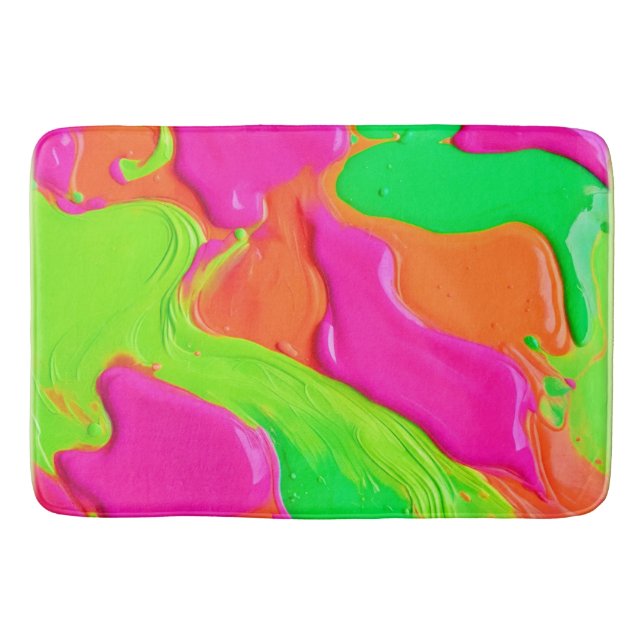 Vivid Colour Fusion Bath Mat (Front)
