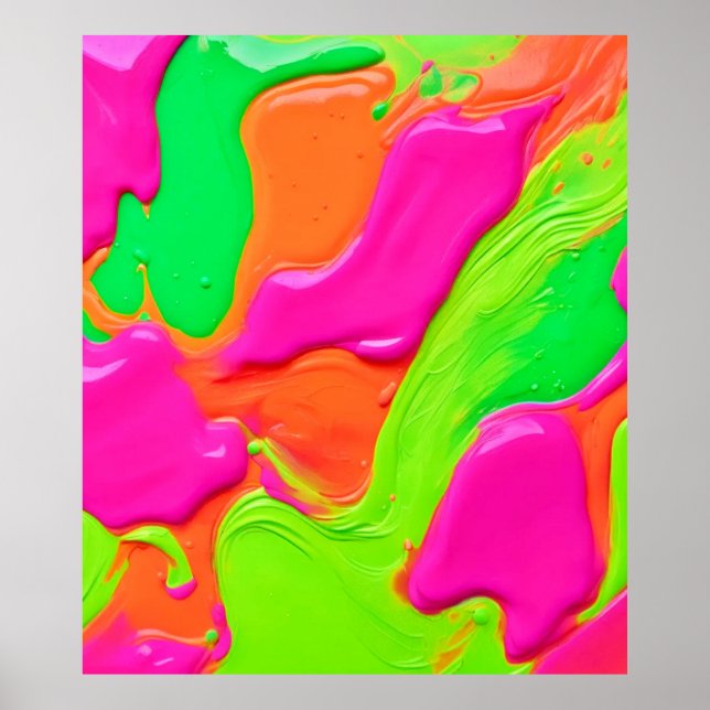Vivid Colour Fusion Poster (Front)