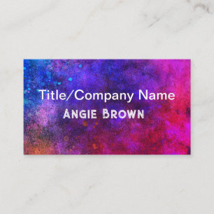  vivid colourful paint splatter background   business card