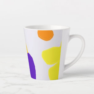 Vivid colours illustration Latte Mug