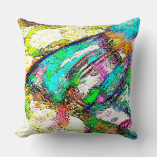 Vivid colours - Rustic and rough like roughcast Cushion
