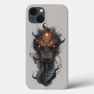 Vivid Cosmic Serpent With Expansive Space iPhone 13 Case