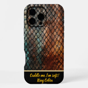 Vivid details of a venomous snakeskin iPhone 16 pro max case