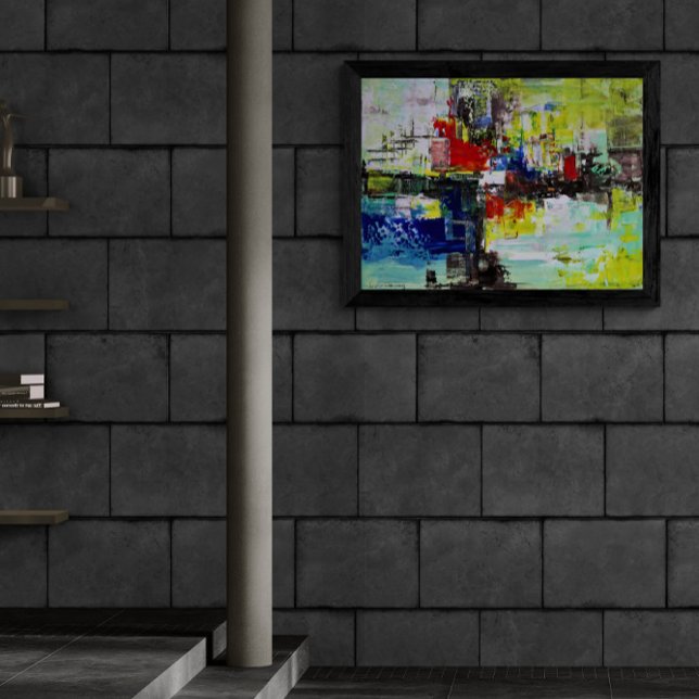 "Vivid Dreams", Abstract Art Canvas Print (Creator Uploaded)