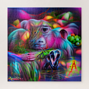 Vivid Dreamscape:  Agrizoophobia  Jigsaw Puzzle