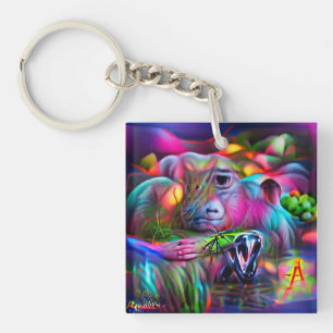 Vivid Dreamscape: Agrizoophobia Key Ring