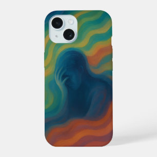 Vivid Emotion Abstract Wave Art iPhone 15 Case