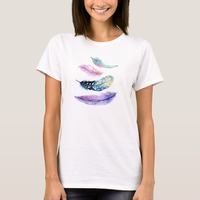 Vivid Feather Flowy Top (Front)