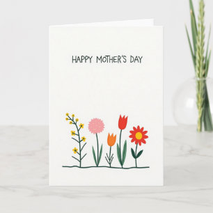 Vivid Flora Mothers Day Card