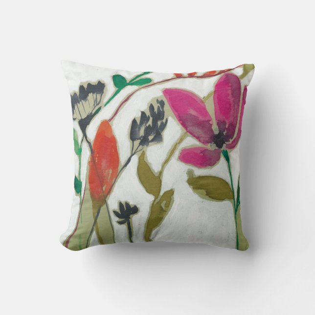 Vivid Flowers Cushion (Front)