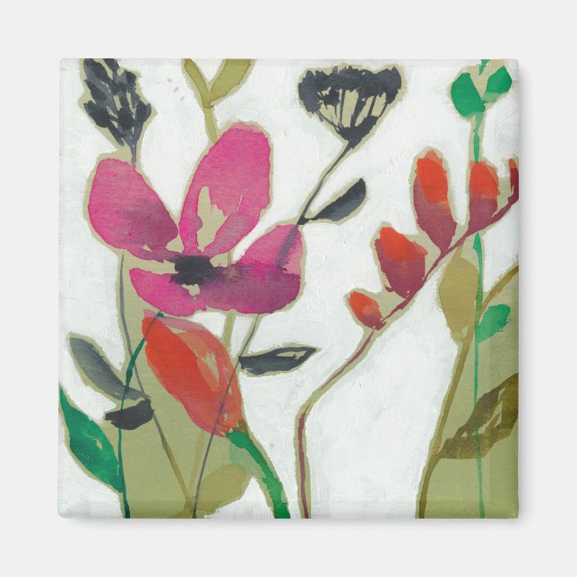 Vivid Flowers I Magnet (Front)
