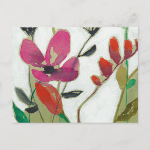 Vivid Flowers I Postcard