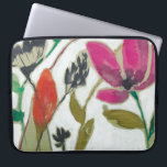 Vivid Flowers Laptop Sleeve<br><div class="desc">Vivid Flowers II by Jennifer Goldberger. Collection of individual flowers in a vivid colour palette.</div>
