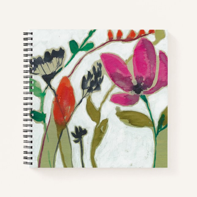 Vivid Flowers Notebook (Front)