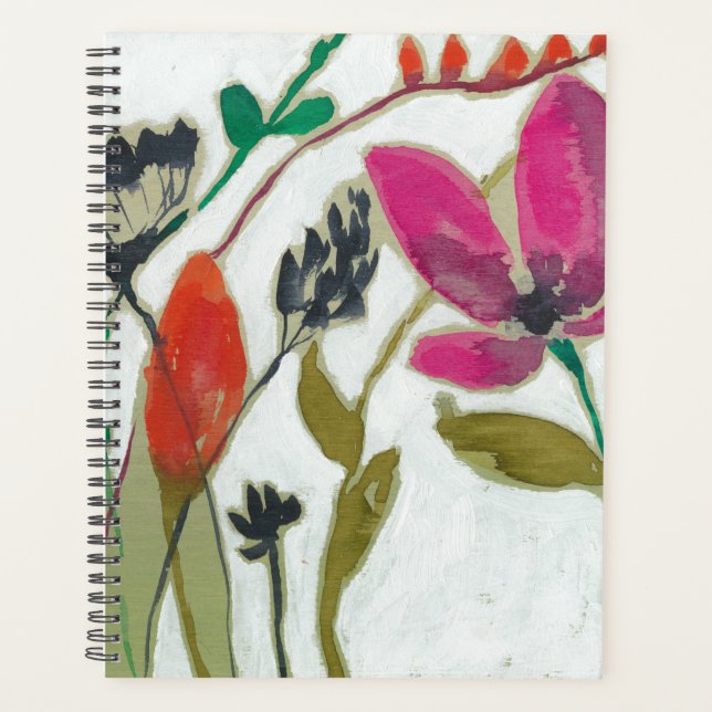 Vivid Flowers Planner (Front)